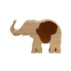 ELEPHANT Petit Modèle - Tirelire en bois 