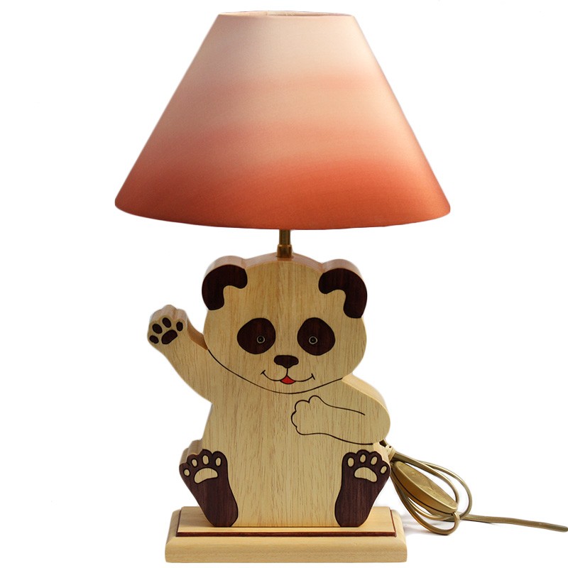 Lampe en bois PANDA
