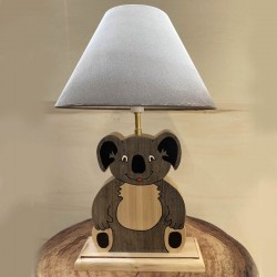 Lampe en bois Koala